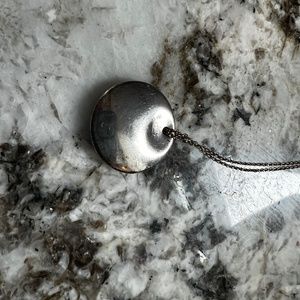 Tiffany & Co. Silver Pendant disc necklace